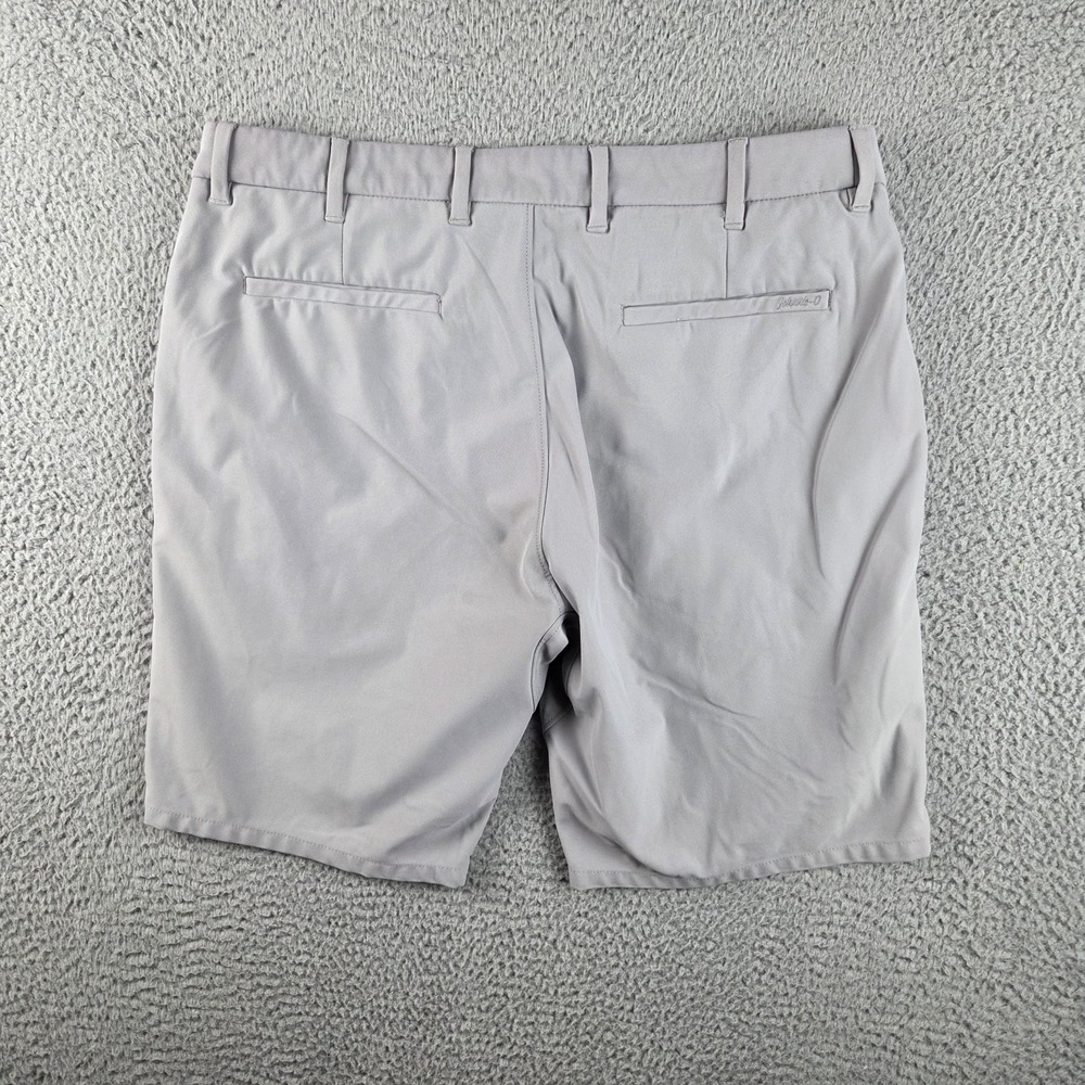 Johnnie O Cross Country Shorts Mens 34 Gray Athletic Golf Prep-Formance Stretch - Picture 9 of 11